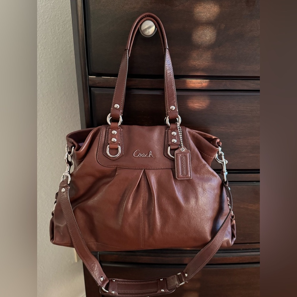 Coach Leather Satchel Purse